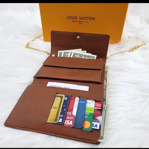 Authentic Luis Vuitton monogram Porte Tresor Etui papier trifold wallet - Picture 3 of 15